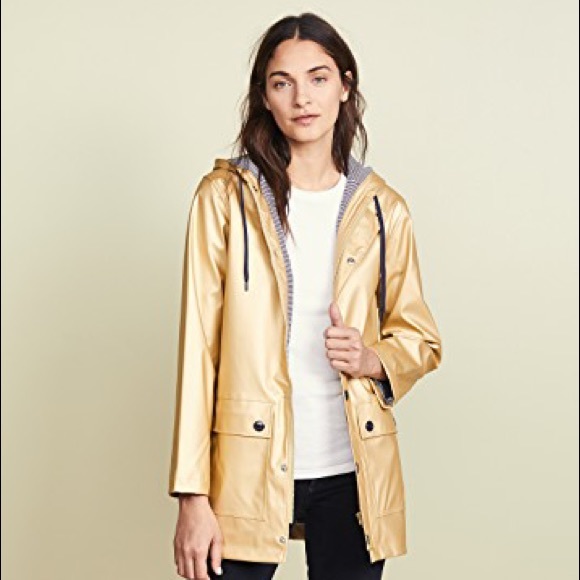 Petit Bateau Jackets & Blazers - Petit Bateau Circe Raincoat in Gold